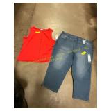 Size XXL top size XXXL jeans