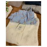 M Flower top & M cardigan