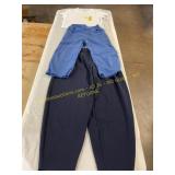 Navy trousers Sz 8,blue pant Sz M,Fitted shirt Sz