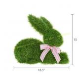 Way To Celebrate Faux Grass Sitting Bunny 15'