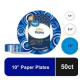 Great Value Ultra Paper Plates 10', 50 Count