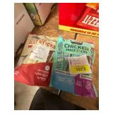 Beef and chicken sticks