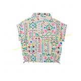 Wonder Nation Girls Camp Top, S