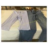 Size 12 Jeans + XL Purple Capris