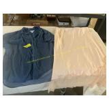 Size L Jean Blouse + Peach Colored Skirt
