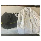 Size 6 Shorts + Medium White Shirt