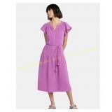 Time and Tru Cotton L Midi Dress,