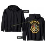 NO ZIP Harry Potter XL Hogwarts Logo Hoodie
