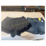Size L Navy/White Shorts, Size 10 Jean Shorts