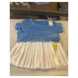 Size M White Skort + Blue Shirt