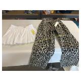 Ladies Size S White Skort + Cargo Pants