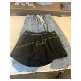 Size XS Jeans + Black Skort