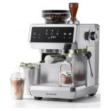 AMZCHEF Espresso Machine with Grinder