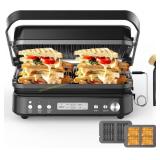 CATTLEMAN Panini Grill Press with Plates