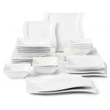 MALACASA Flora 26-Piece Dinnerware Set