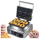 AEYDJXMER 110V Donut Machine 6 Holes 1550W