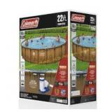 COMPLETE? Coleman Power Steel 22 ft x 52 in Round