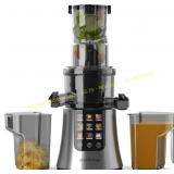Cold Press Juicer: 3.2' Feed, Dual Strainers