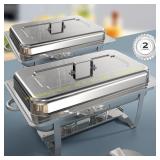 Chafing Dishes for Buffet 2 Pack 9QT