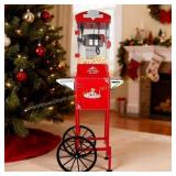 10oz Popcorn Machine with Cart, Red