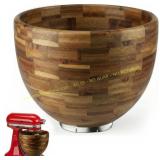 Solid Wood Mixing Bowl for KitchenAid