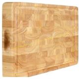 End Grain Cutting Board 20x15 Inches