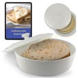 StarBlue 12' Ceramic Tortilla Warmer, White