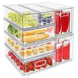 2ct Mano Stackable Fridge Drawers, 7Pack