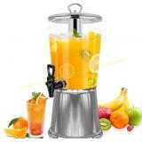 FULIYE Beverage Dispenser with Stand, 2.2 gal