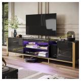 Bestier TV Stand for 75 90" TVs, Black