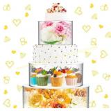 Sintuff Acrylic Cake Stand w/ LED 12-16"