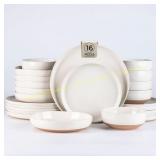 AmorArc Ceramic Dinnerware Set for 4, 16-Pc