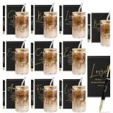 AmazingSpark 16 oz Glass Cups & Bible Journal