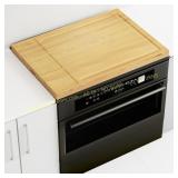 Noodle Board Stove Cover with Handle, Wood