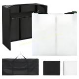 DJ Booth Portable 44x21x48in Scrim Stand