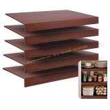 Wood Wire Shelf Covers - 5Pcs, 24"W x 12"D
