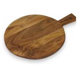 Vesta Homes Round Cutting Board, Acacia Wood