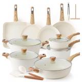 SENSARTE Ceramic Cookware Set - 26 Pcs