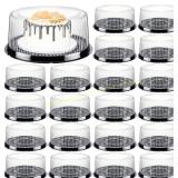 Zopeal 20 Pack 10" Clear Cake Stand Containers
