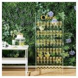 Ziliny 5 Ft Champagne Wall Stand 6 Tier
