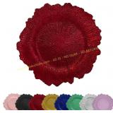 Reef Charger Plates 12pcs (Red-12XH)