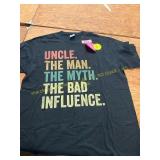 XL Funny Uncle Graphic T