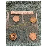 2-Barber+Liberty Silver Quarters
