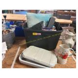 Dishes, Sewing Items, Toys