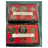 1973 + 1974 US Proof Sets