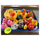 Rubber Ducks, Flamingos, Unicorn, Elephant