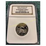 2006-s South Dakota Silver Quarter Graded