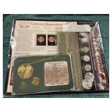 Four Lincoln Cent Collector Cards + Sets