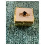 Unverified Gold + Black Onyx Ring