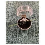 Unverified Size 8 Silver + Diamond Ring